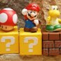 Lot 5pcs Super Mario Bros LUIGI MARIO Figure Toy with Collectors Iron Box