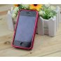 LKWK04 Aluminum Alloy Metal Machine Gear Metal Bumper Case for iPhone 4 4G 4S