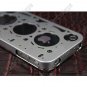 LKWK04 Aluminum Alloy Metal Machine Gear Metal Bumper Case for iPhone 4 4G 4S