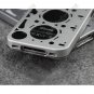 LKWK04 Aluminum Alloy Metal Machine Gear Metal Bumper Case for iPhone 4 4G 4S