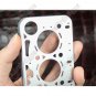 LKWK04 Aluminum Alloy Metal Machine Gear Metal Bumper Case for iPhone 4 4G 4S