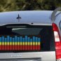 EA40STK451-BL Sound music Activated Car Stickers Equalizer Glow Blue Light 45*11CM