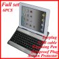 AD-EDAI74 Thin Light Aluminum Alloy Wireless Bluetooth Keyboard Case +Screen Protector