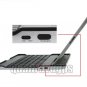 AD-EDAI74 Thin Light Aluminum Alloy Wireless Bluetooth Keyboard Case +Screen Protector