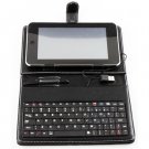 AD-GCPD22-8C USB 2.0 8.9"Leather Housing Faceplate Case+Keyboard+USB For APad EPad MID