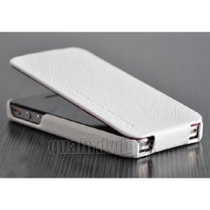AD-KOKO04-WH New Perfect Genuine Leather Case For Apple iPhone 4 4S
