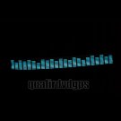 EA40STK910-SK Sound music Activated Car Stickers Equalizer Glow Blue Light  90*10CM