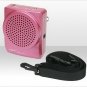 CH-SOUE02-PK Portable Waistband Voice Amplifier AKER MR2100 Micropho 12W Pink