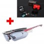 BO-GLAS05 New Cycling Bike Bicycle Sports Sunglasses Glasses With 5 Lens