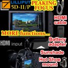 CE21LED503-WO Lilliput 5D-II/O/P PEAKING Zebra Exposure Filter HDMI IN OUT 7" TFT LCD Monitor