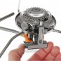BO-TOOL22 Portable and Foldable Outdoor Camping Steel Stove with Carrying Case Great for Hiking