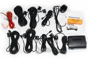 QL-PR408 Parking radar with 8 sensors Silver, Red, White, Black, Blue