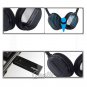 AY-LBEJ13-BK Rapoo black Rechargeable 2.4G USB Wireless Stereo Headphone with Microphone H1030