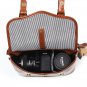AS-PUBB12-CL Koolertron Waterproof Vintage PU leather DSLR SLR Camera bag