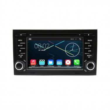 CE91ADI728 1024*600 Android 4.4.4 Autoradio GPS DVD Stereo Headunit For 2002-2008 Audi A4