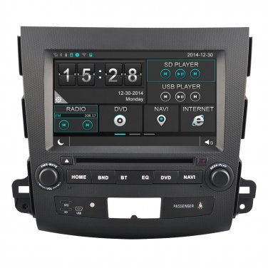 QL-OTL348 Capactive 3G WIFI IPOD DVD Autoradio GPS Satnav Stereo for Mitsubishi Outlander