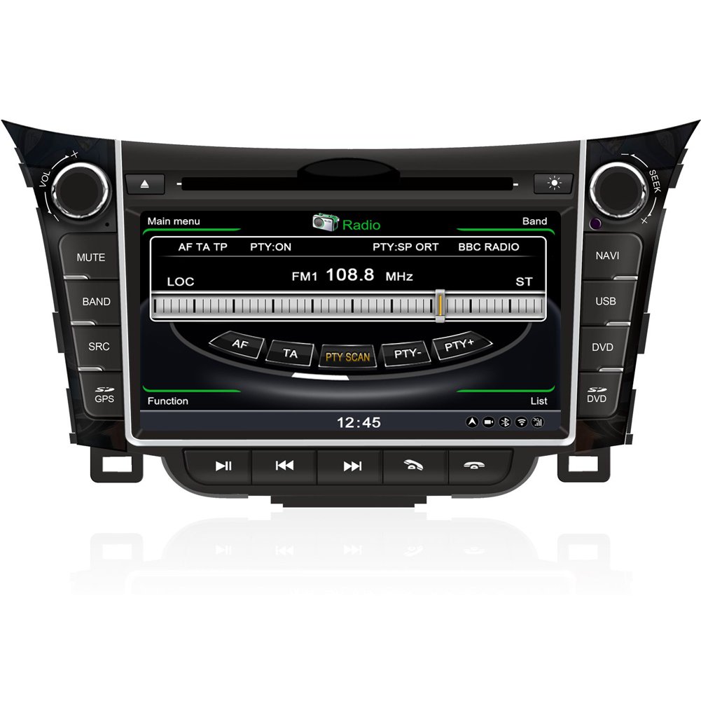 QLHYD756 For 2013 2014 Hyundai I30 Dual Core DVD GPS Navigation Stereo