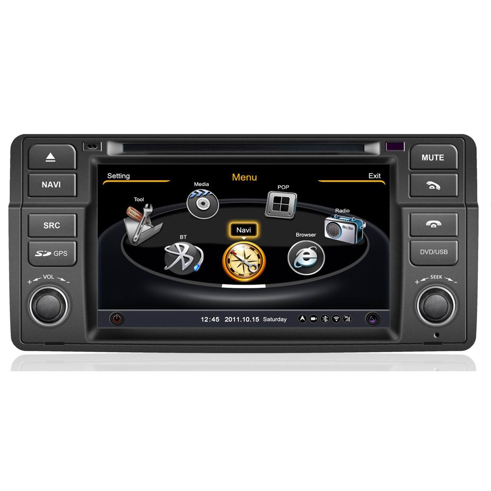 QL-BMW762 OEM Car Multimedia for BMW E46 3er Auto Radio GPS Navigation