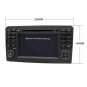 QL-BNZ713 For Mercedes-Benz ML350 ML280 ML300 GL450 Auto GPS Navigation Radio DVD Headunit