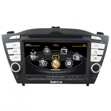 QL-HYD757 Autoradio DVD for Hyundai Tucson IX35 Stereo GPS Navigation Satnav Nav Head Unit