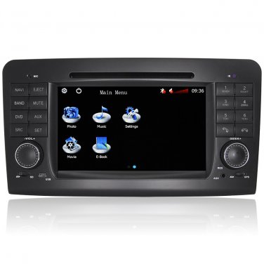 QL-BNZ623 Car Stereo GPS Navigation for Mercedes Benz ML GL Class ML300 ML350 DVD Radio