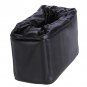 HE-XJND25-BK  Shockproof DSLR SLR PU Leather Camera Bag Partition Padded Insert Protection Bag