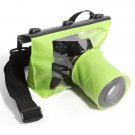 HE-DFFS05-LGN 20M Underwater Waterproof Case DSLR SLR For Canon 6D 600D 650D Nikon D7100 D600