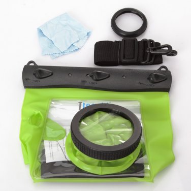 HE-DFFS01-MGR 20M Underwater Waterproof Case DSLR SLR For Canon 550D 5D2 7D 60D Nikon D700