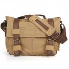 HV-FBXJ01-KI Vintage Canvas Messenger Shoulder Bag Large DSLR SLR Camera Bag For Nikon D600