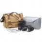 HV-FBXJ01-KI Vintage Canvas Messenger Shoulder Bag Large DSLR SLR Camera Bag For Nikon D600