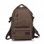 GM-MRKD09-CF Koolertroon Men's Retro Casual Canvas Backpack Travel Hiking Sports Bag Rucksack