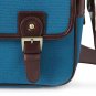 AS-WFPU85-BL Koolertron PU Leather DSLR Camera Bag Messenger Shoulder Bag for Canon Nikon