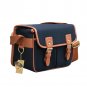 AS-WFPU85-BK Koolertron PU Leather DSLR Camera Bag Messenger Shoulder Bag for Canon Nikon