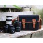 AS-WFPU85-BK Koolertron PU Leather DSLR Camera Bag Messenger Shoulder Bag for Canon Nikon