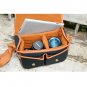 AS-WFPU85-BK Koolertron PU Leather DSLR Camera Bag Messenger Shoulder Bag for Canon Nikon