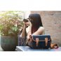 AS-WFPU85-BK Koolertron PU Leather DSLR Camera Bag Messenger Shoulder Bag for Canon Nikon