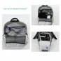 AS-NLBB04-GN KAMLUI Women Canvas Camera Backpack For SLR DSLR Canon 60D 70D 100D Nikon D90