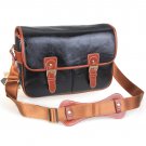 AS-WFFB90-BK Koolertron Waterproof PU Leather Women's Messenger Shouder Bag+Camera Insert