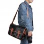 AS-WFFB90-BK Koolertron Waterproof PU Leather Women's Messenger Shouder Bag+Camera Insert