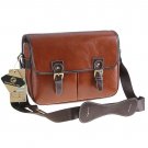 AS-WFFB90-BN Koolertron Waterproof PU Leather Women's Messenger Shouder Bag+Camera Insert