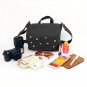 AS-NLBB02-BK KAMLUI Waterproof Women Camera Shoulder Messenger Carry Bag For Canon Nikon