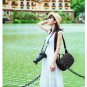 AS-NLBB02-BK KAMLUI Waterproof Women Camera Shoulder Messenger Carry Bag For Canon Nikon