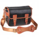 AS-WFPU80-BK Koolertron Waterproof Vintage PU Leather Messenger &Shoulder Bag+Camera Insert
