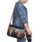 AS-WFPU80-BK Koolertron Waterproof Vintage PU Leather Messenger &Shoulder Bag+Camera Insert