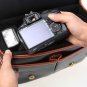 AS-WFPU80-BK Koolertron Waterproof Vintage PU Leather Messenger &Shoulder Bag+Camera Insert