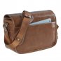 AS-WFPU80-CL Koolertron Waterproof Vintage PU Leather Messenger &Shoulder Bag+Camera Insert
