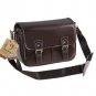 AS-WFPU80-CF Koolertron Waterproof Vintage PU Leather Messenger &Shoulder Bag+Camera Insert