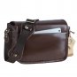 AS-WFPU80-CF Koolertron Waterproof Vintage PU Leather Messenger &Shoulder Bag+Camera Insert