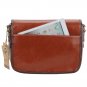 AS-WFPU80-BN Koolertron Waterproof Vintage PU Leather Messenger &Shoulder Bag+Camera Insert