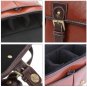 AS-WFPU80-BN Koolertron Waterproof Vintage PU Leather Messenger &Shoulder Bag+Camera Insert